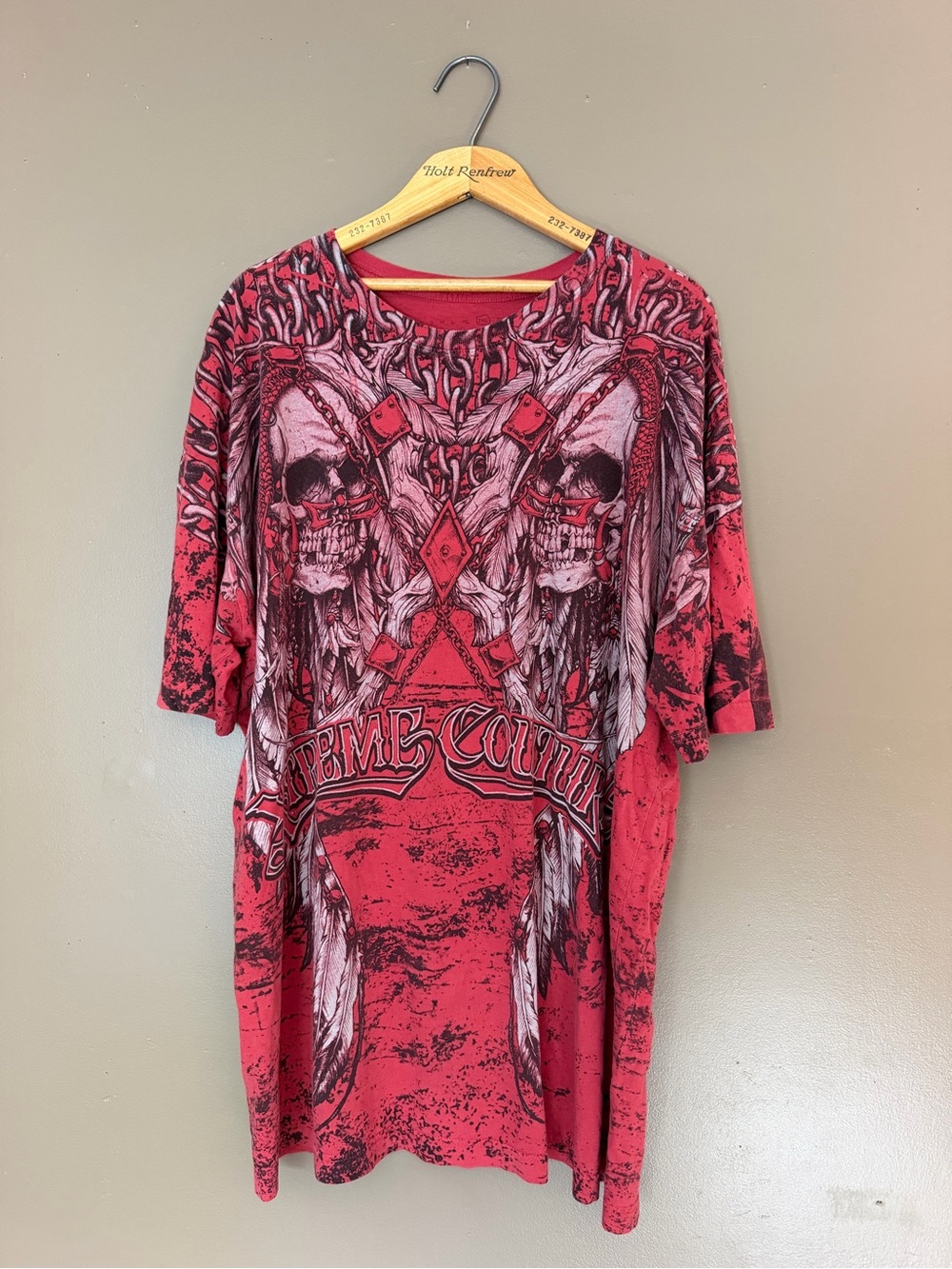 Vintage AFFLICTION Xtreme Couture T-Shirt XL